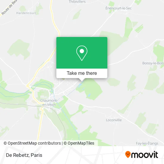 De Rebetz map