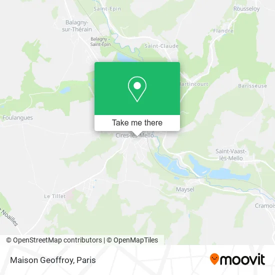 Maison Geoffroy map