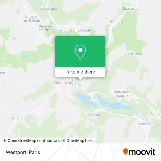 Westport map