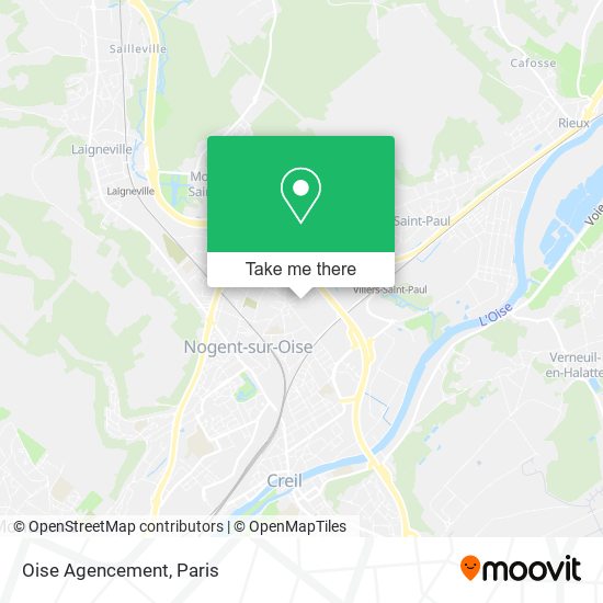 Oise Agencement map