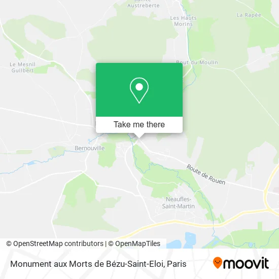 Monument aux Morts de Bézu-Saint-Eloi map