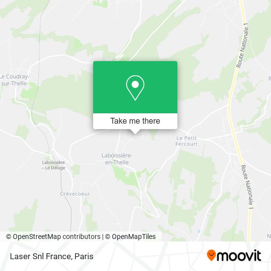 Laser Snl France map