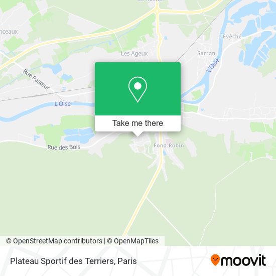 Mapa Plateau Sportif des Terriers