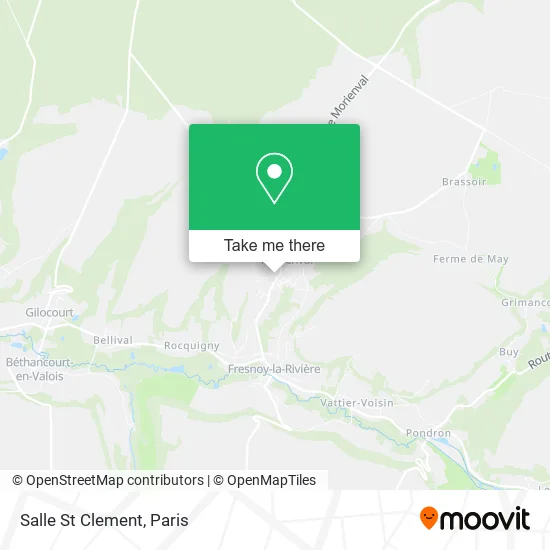 Salle St Clement map