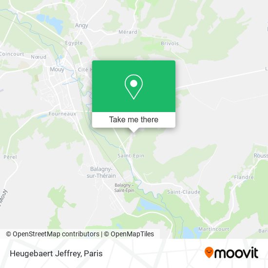 Mapa Heugebaert Jeffrey