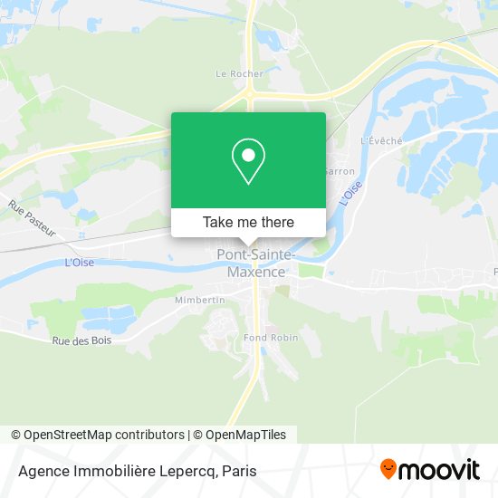 Mapa Agence Immobilière Lepercq