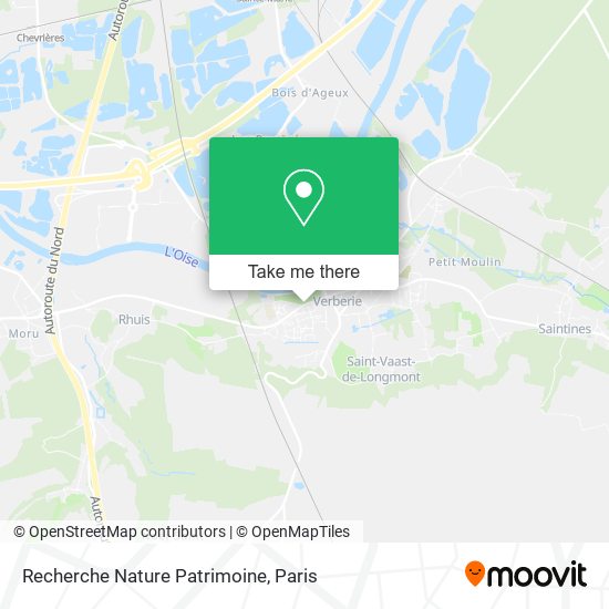 Recherche Nature Patrimoine map