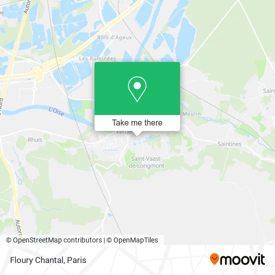 Floury Chantal map