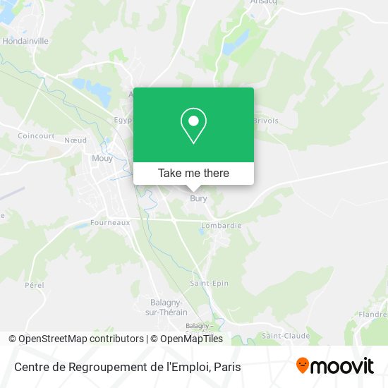 Centre de Regroupement de l'Emploi map