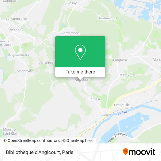 Bibliothèque d'Angicourt map