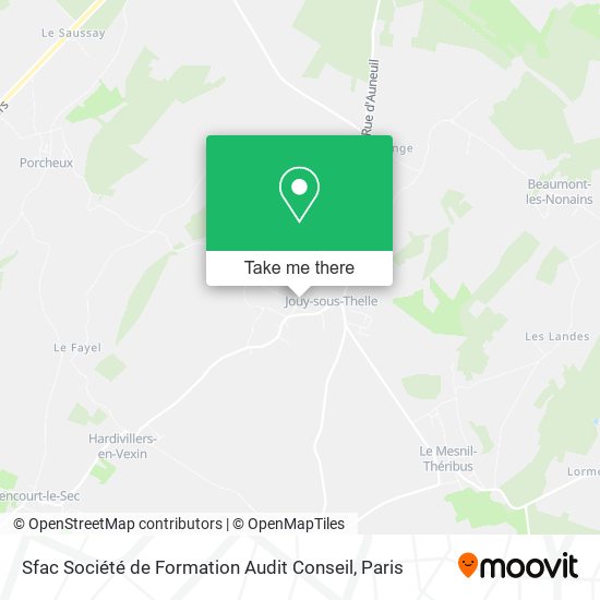 Sfac Société de Formation Audit Conseil map