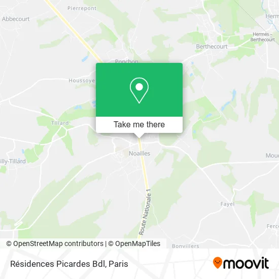 Résidences Picardes Bdl map