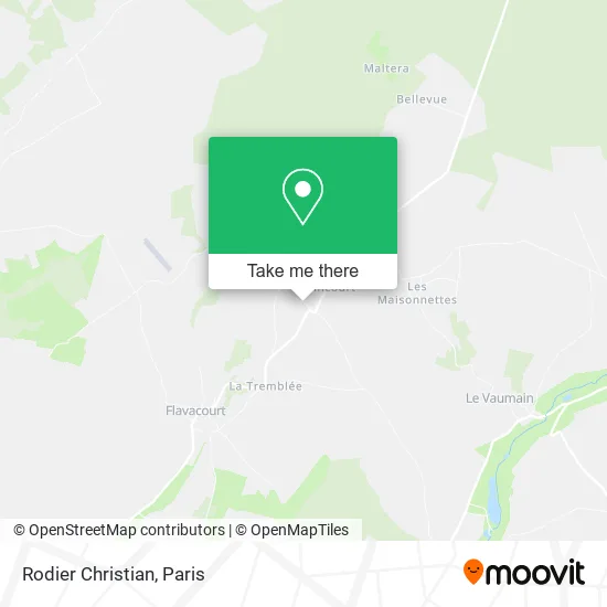 Rodier Christian map