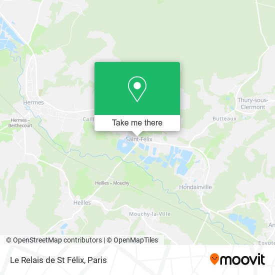 Le Relais de St Félix map