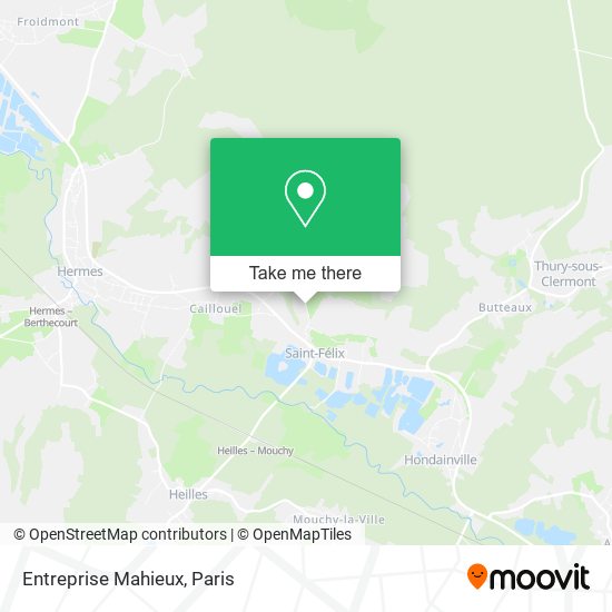 Entreprise Mahieux map