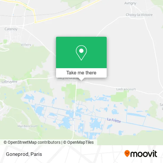 Goneprod map