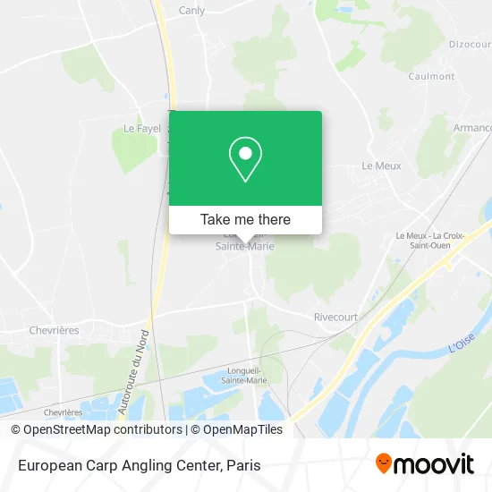 European Carp Angling Center map