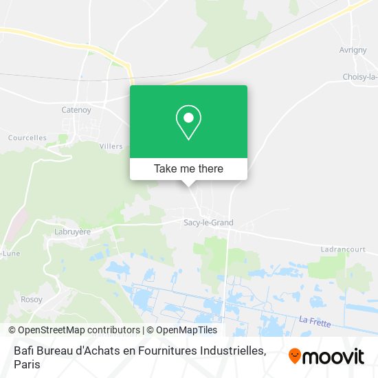 Bafi Bureau d'Achats en Fournitures Industrielles map