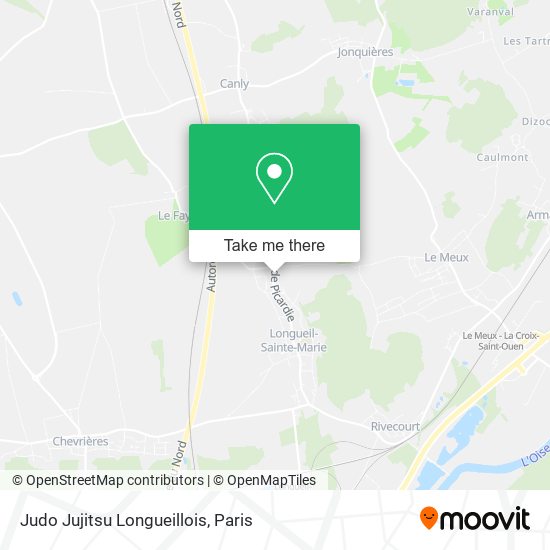Judo Jujitsu Longueillois map