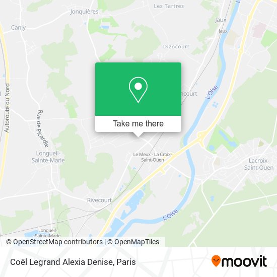 Coël Legrand Alexia Denise map