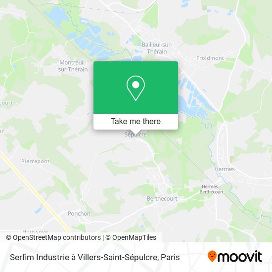 Serfim Industrie à Villers-Saint-Sépulcre map