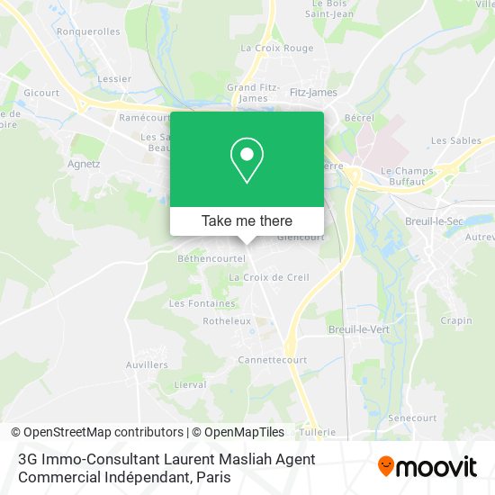3G Immo-Consultant Laurent Masliah Agent Commercial Indépendant map
