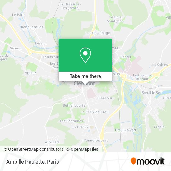 Mapa Ambille Paulette