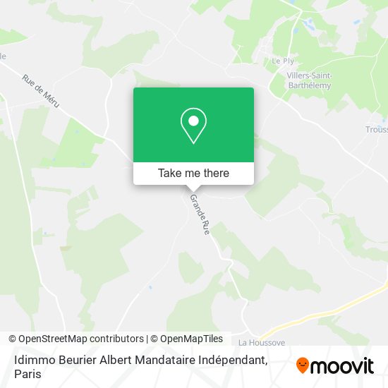 Idimmo Beurier Albert Mandataire Indépendant map