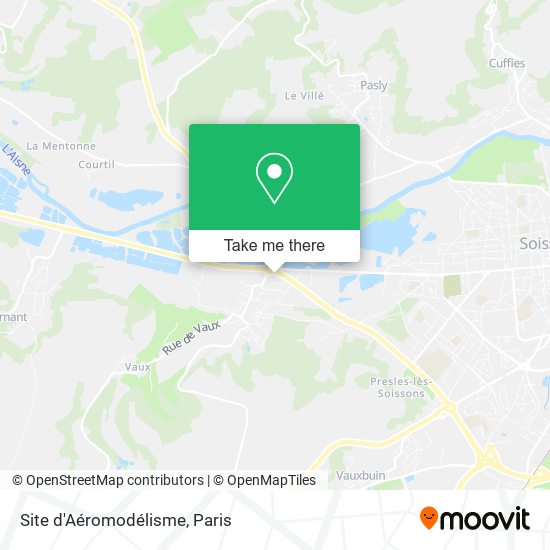 Site d'Aéromodélisme map