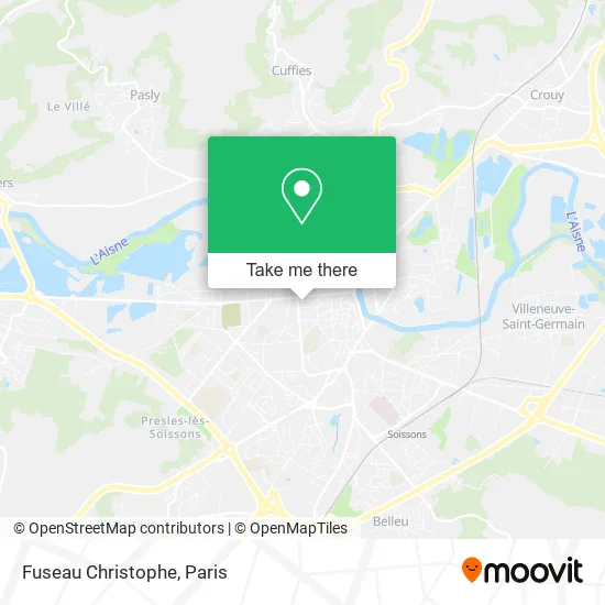 Fuseau Christophe map