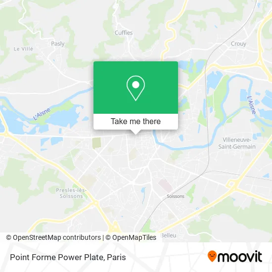 Point Forme Power Plate map