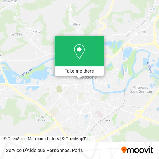 Service D'Aide aux Personnes map