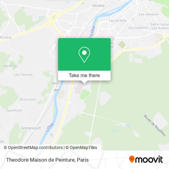 Theodore Maison de Peinture map