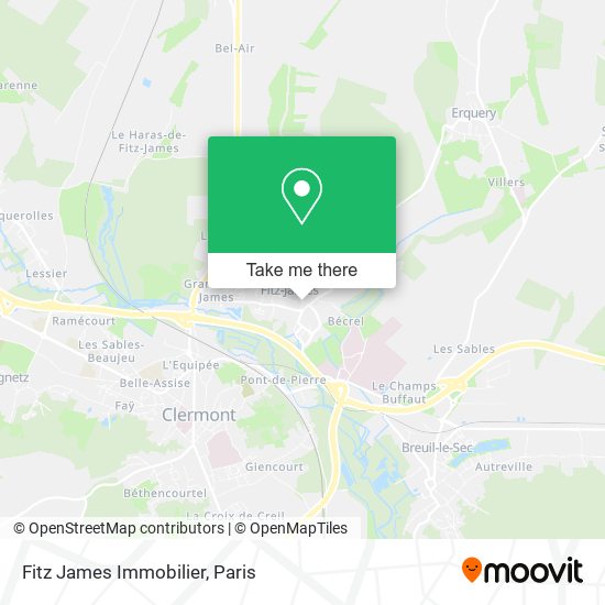 Mapa Fitz James Immobilier