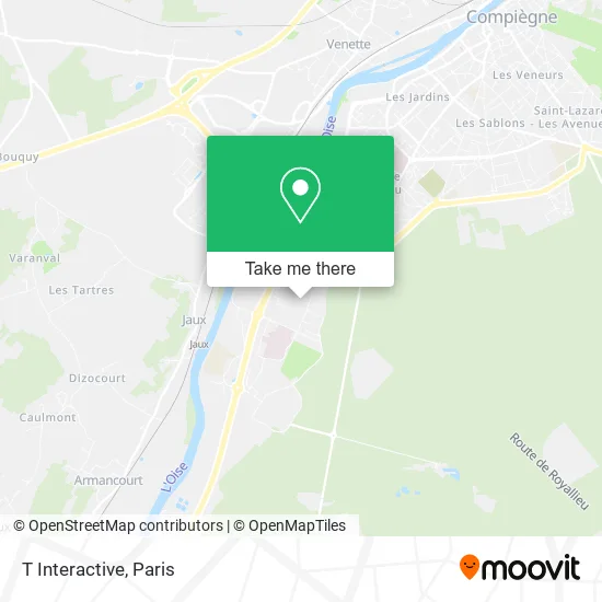 T Interactive map
