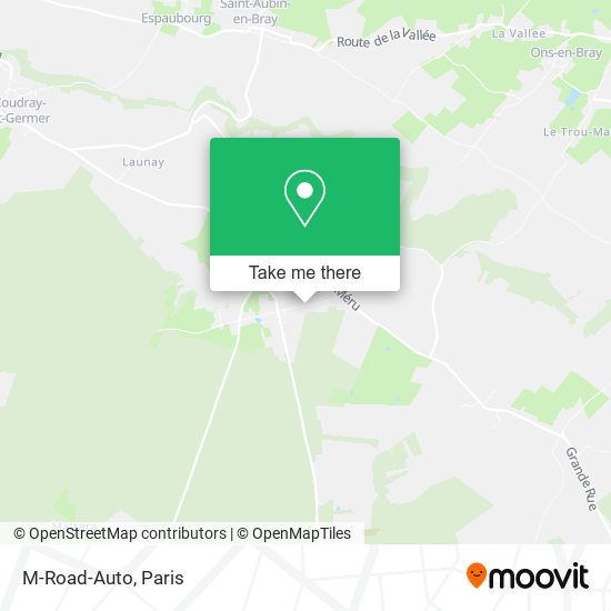 M-Road-Auto map