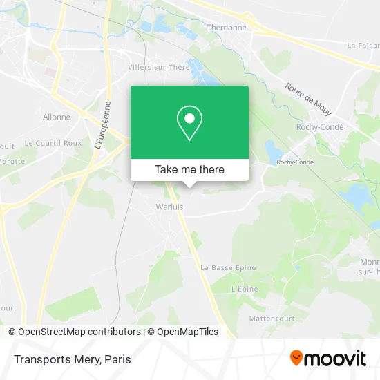 Transports Mery map