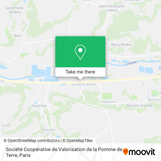 Société Coopérative de Valorisation de la Pomme de Terre map