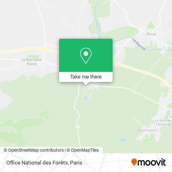 Office National des Forêts map