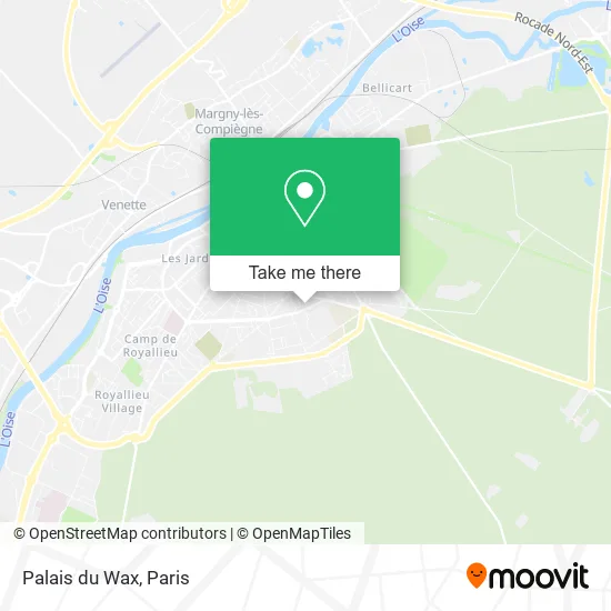 Palais du Wax map