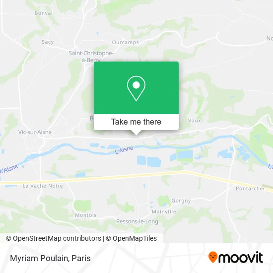 Myriam Poulain map