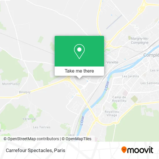 Carrefour Spectacles map