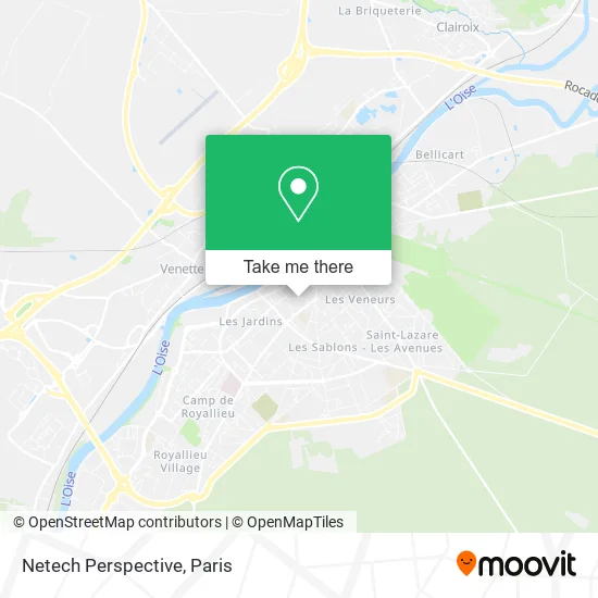Netech Perspective map