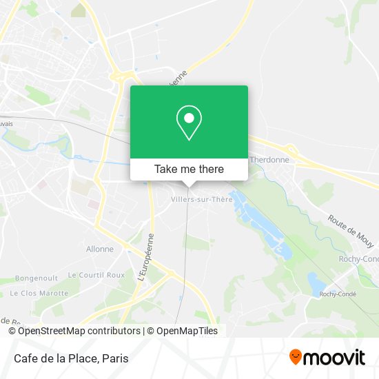 Cafe de la Place map