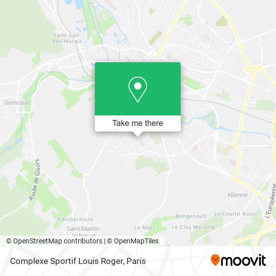 Complexe Sportif Louis Roger map