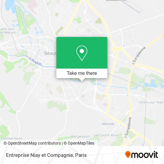 Mapa Entreprise Niay et Compagnie