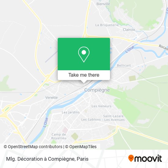 Mlg. Décoration à Compiègne map