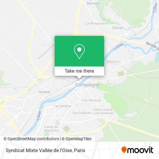 Syndicat Mixte Vallée de l'Oise map