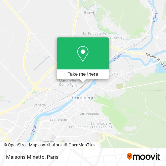 Maisons Minetto map