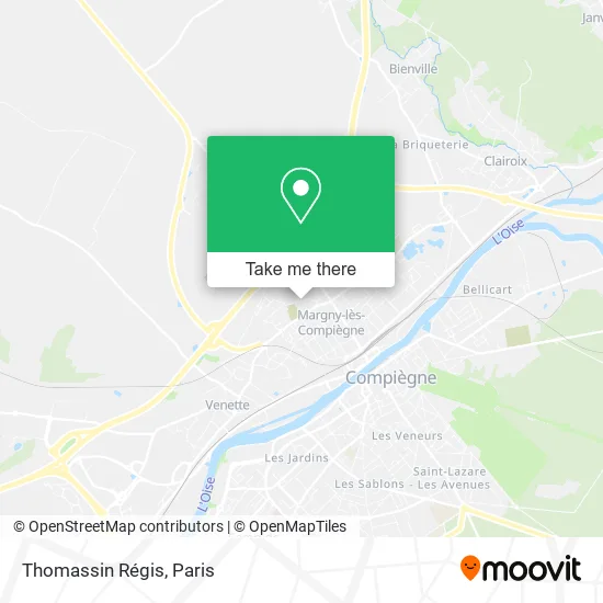 Thomassin Régis map